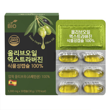 [더바이오] 엑스트라버진 올리브오일 1,000mg x 30캡슐
