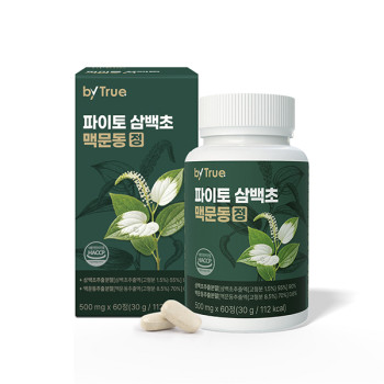 [바이트루] 파이토 삼백초 맥문동 500mg x 60정