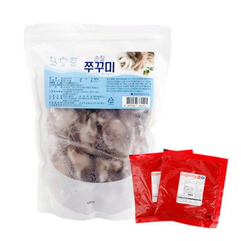 [동방유통] 손질 주꾸미 1kg(주꾸미2봉+양념소스2봉)HACCP인증