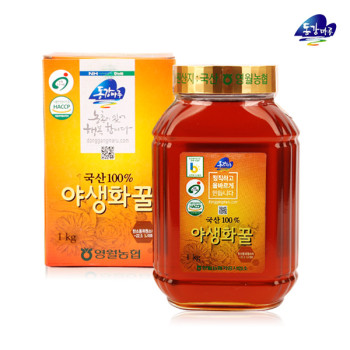 [영월농협] 동강마루 야생화 벌꿀 1kg(병)
