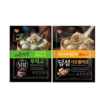 [동원] NEW 딤섬 샤오롱바오 390g 4봉 + 부채교 283g 2봉