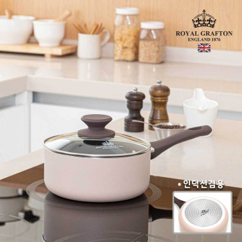 [로얄그래프톤] 크레마 IH 세라믹 편수냄비 18cm