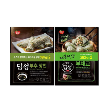 [동원] NEW 딤섬 부추창펀 390g 4봉 + 부채교 283g 2봉