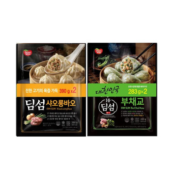 [동원] NEW 딤섬 샤오롱바오 390g 2봉 + 부채교 283g 2봉