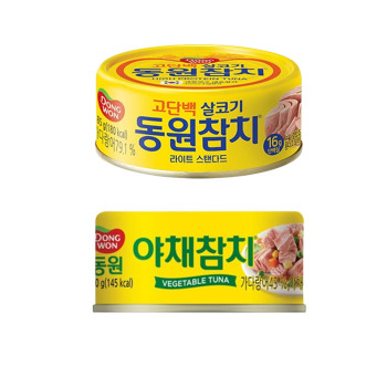 [동원] 라이트스탠다드 참치 150g x 5캔 + 야채참치 150g x 5캔 [2607]