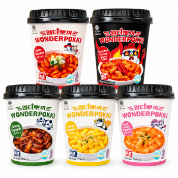 원더뽀끼 컵 떡볶이(매콤,짜장,로제,불치킨,치즈)