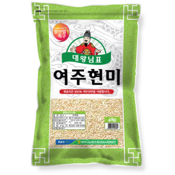 [26년 햅쌀] 여주쌀 진상미 현미 4kg 상등급