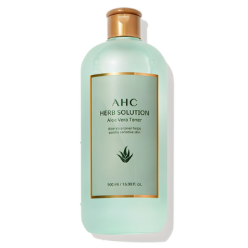 1+1 행사상품 AHC 허브 솔루션 알로에 베라 토너 스킨 , 500ml  지금 구매시  1 + 1  행사중