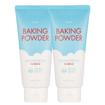 1 + 1 행사상품  에뛰드 베이킹파우더 모공 클렌징 대용량 폼, 300ml, 2개 1 + 1 행사중
