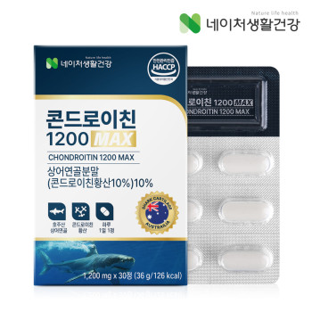 [네이처생활건강] 콘드로이친 1200 MAX (1,200mg*30정)