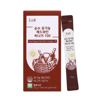 [이엔비] 순수 유기농 레드 와인비니거 100 (10g*14포)