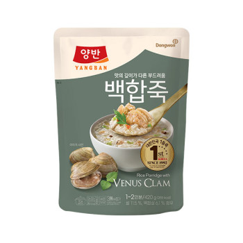 [동원] 양반 NEW 백합죽 420g (파우치) x 6개