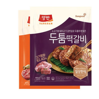 [동원] 양반 계란옷 입힌 새우부추완자 410g + 고기버섯완자 410g