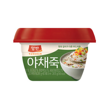 [동원] 양반 NEW 야채죽 287.5g (용기) x 12개