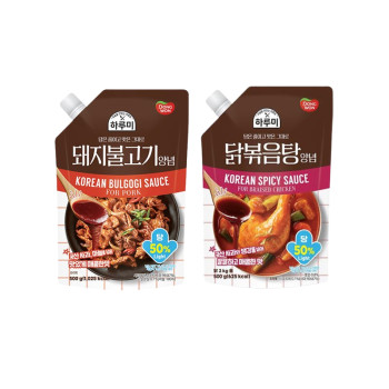 [동원] 하루미 돼지불고기양념 500g 2봉 + 닭볶음탕양념 500g 2봉