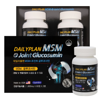 [대현에벤에셀] 데일리플랜 MSM+조인트글루코사민 (1,800mg*120정)