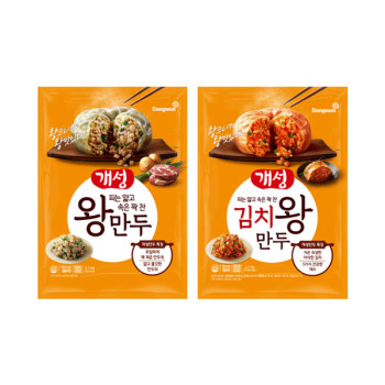 [동원] 개성 왕만두 2.1kg 1봉 + 김치왕만두 2.1kg 1봉