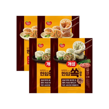 [동원] 개성 한입쏙만두 392g x 4봉 + 한입김치쏙만두 392g x 2봉