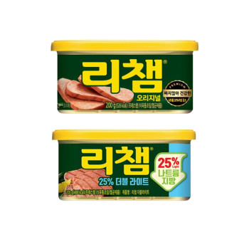 [[동원] 리챔 오리지널 200g x 4캔 + 더블라이트 200g x 4캔