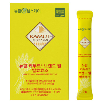 [뉴팜헬스케어] 카무트 브랜드 밀 발효 효소 (3g*30포)