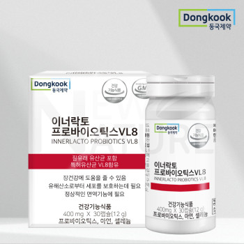 [동국제약] 이너락토 질유래 유산균 프로바이오틱스 VL8 (400mg*30캡슐)