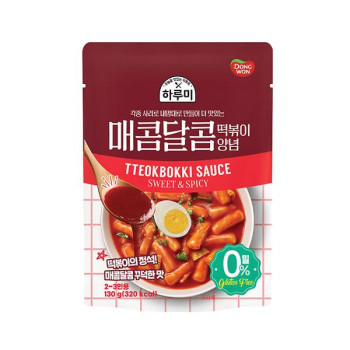 [동원] 하루미 매콤달콤 떡볶이양념 130g x 10봉