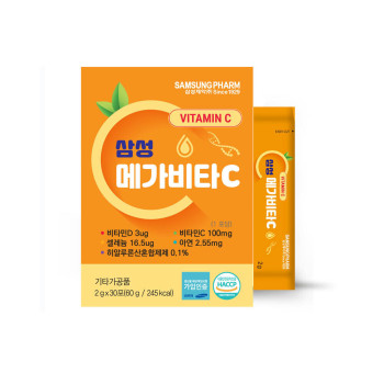[삼성제약] 메가 비타C (2g*30포)