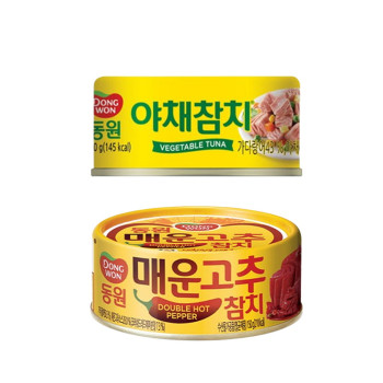 [동원] 야채참치 150g x 4캔 + 매운고추참치 150g x 4캔 [2607]