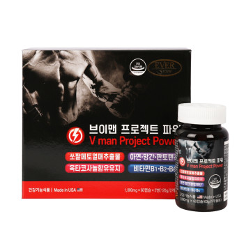 [에버그린] 브이맨 프로젝트 파워 (1,000mg*60캡슐*2병)