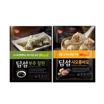 [동원] NEW 딤섬 부추창펀 390g 2봉 + 샤오롱바오 390g 2봉
