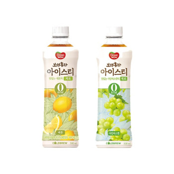 [동원] 보성홍차 아이스티 제로 레몬 500ml x 12개 + 샤인머스켓 x 12개