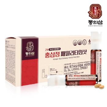 [동의삼] 홍삼정 패밀리타임샷 (액상20ml+정제500mg*2정)*14병
