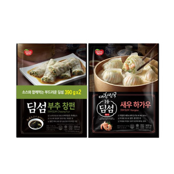 [동원] NEW 딤섬 새우하가우 300g 2봉 + 부추창펀 390g 2봉