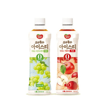 [동원] 보성홍차 아이스티 샤인머스캣 500ml x 12개 + 애플 x 12개
