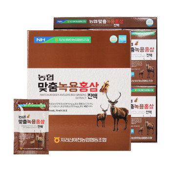 [지리산마천농협] 맞춤 녹용홍삼진액 (70ml*30포)