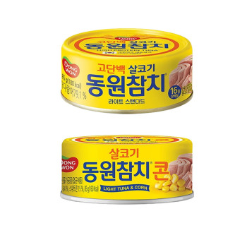 [동원] 라이트스탠다드 참치 85g x 6캔 + 콘참치 85g x 4캔 [2607]