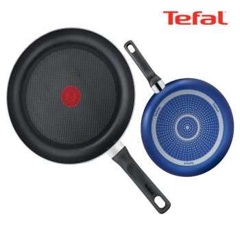 [테팔] 팬&냄비 PTFE 미드나잇 블루 2종세트 (프라이팬 20cm+28cm)