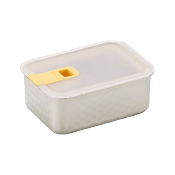 [네오플램] NEW 퍼펙트씰S 스텐304 밀폐용기 직사각 550ml