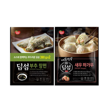 [동원] NEW 딤섬 부추창펀 390g 4봉 + 새우하가우 300g 2봉