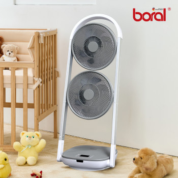 [보랄] BLDC 무선 듀얼 헤드 접이식 선풍기 BR-D808RCF