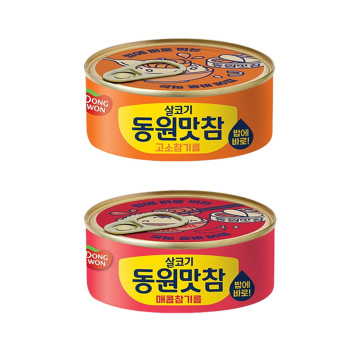 [동원] 동원맛참 고소참기름 참치 135g x 4캔 + 매콤참기름 참치 135g x 4캔 [2607]