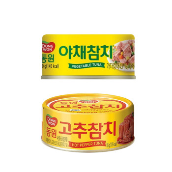 [동원] 야채참치 150g x 5캔 + 고추참치 150g x 5캔 [2607]