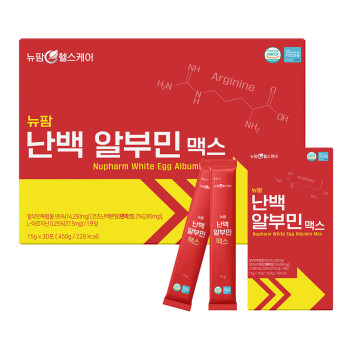 [뉴팜핼스케어] 난백 알부민 맥스 (15g*30포)