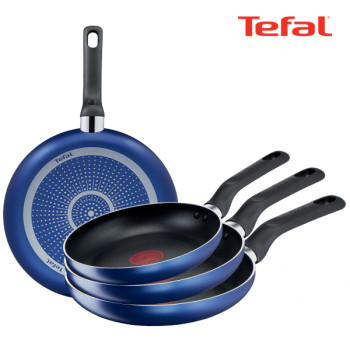 [테팔] 팬&냄비 PTFE 미드나잇 블루 4종세트 (프라이팬 20cm+24cm+26cm+28cm)