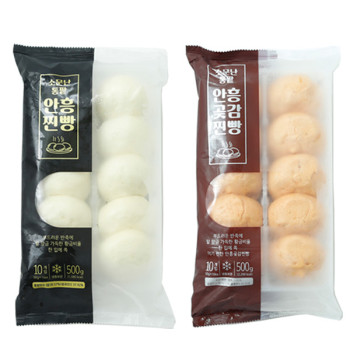 [맛집원정단] 안흥 통팥찐빵 10개+곶감찐빵 10개