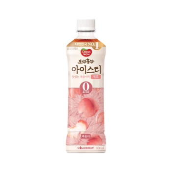 [동원] 보성홍차 아이스티 제로 복숭아 500mL x 24개