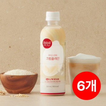 [CJ] 햇반 라이스라떼 크림플레인 350ML x 6개