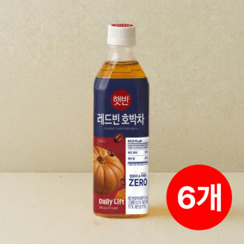 [CJ] 햇반 레드빈 호박차 500ML x 6개