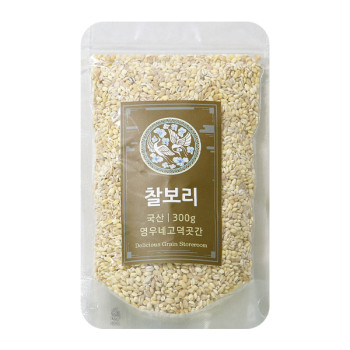 [고덕곳간] 국내산 찰보리 300gx2개