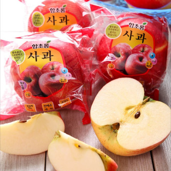 [과일예찬] 껍질째 먹는 세척 봉지사과 2kg(정품8-11과내)
